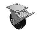 4.06108.8P5 EN BRK2 Colson Caster