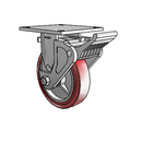 4.06108.911 MTG4 BRK2 Colson Rigid Caster