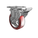 4.06108.921 SS BRK2 Colson Stainless Steel Rigid Caster