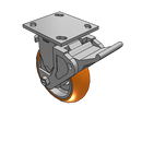 4.06108.9NC BRK2 Colson Caster