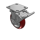 4.06108.9PC BRK2 Colson Caster