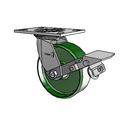 4.06109.131 MTG2 BRK1 SEAL LH7.25 Colson Swivel Caster