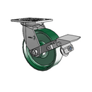 4.06109.231 BRK1 LH7.25 Colson Swivel Caster