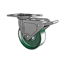 4.06109.235 MTG2 BRK2 LH7.25 Colson Swivel Caster