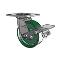 4.06109.235 MTG4 BRK1 LH7.25 Colson Swivel Caster