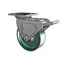 4.06109.239 BRK2 Colson Swivel Caster