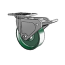 4.06109.239 BRK2 LH7.25 Colson Swivel Caster