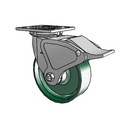 4.06109.239 BRK4 Colson Swivel Caster
