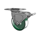 4.06109.239 MTG2 BRK2 Colson Swivel Caster