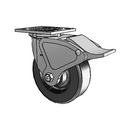4.06109.331 BRK4 LH7.25 Colson Swivel Caster