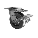 4.06109.331 MTG61 BRK1 LH7.25 Colson Swivel Caster