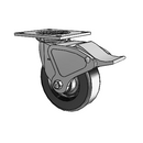 4.06109.339 MTG4 BRK4 Colson Swivel Caster