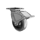 4.06109.445 COND BRK4 Colson Swivel Caster