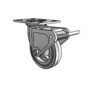 4.06109.445 MTG2 BRK2 Colson Swivel Caster