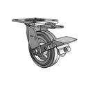 4.06109.445 MTG64 BRK1 Colson Swivel Caster