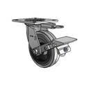 4.06109.449 COND MTG54 BRK1 Colson Swivel Caster