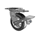 4.06109.451.2 MTG51 BRK1 Colson Swivel Caster