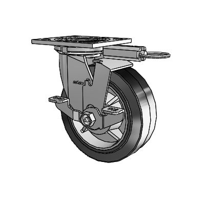4.06109.451.2 MTG51 BRK7 LH7.25 Colson Swivel Caster