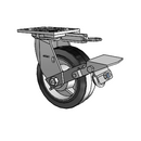 4.06109.451.2 MTG61 BRK1 Colson Swivel Caster