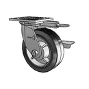 4.06109.451.2 MTG61 BRK3 LH7.25 WB11 Colson Swivel Caster