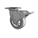 4.06109.451 BRK2 Colson Swivel Caster