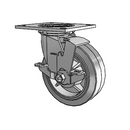4.06109.451 MTG4 BRK7 LH7.25 Colson Swivel Caster