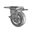 4.06109.451 MTG64 BRK7 LH7.25 Colson Swivel Caster