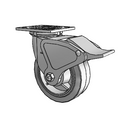 4.06109.455 BRK4 Colson Swivel Caster
