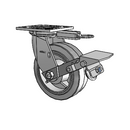 4.06109.455 MTG51 BRK1 Colson Swivel Caster