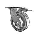 4.06109.455 MTG61 LH7.25 Colson Swivel Caster