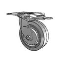 4.06109.455 MTG64 TG1 LH7.25 Colson Swivel Caster