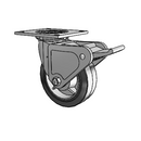 4.06109.459.2 MTG4 BRK2 Colson Swivel Caster