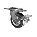 4.06109.459.2 MTG64 BRK1 Colson Swivel Caster