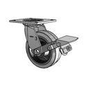 4.06109.459 COND MTG4 BRK1 Colson Swivel Caster