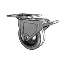 4.06109.459 COND MTG4 BRK2 LH7.25 Colson Swivel Caster
