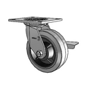 4.06109.459 COND MTG4 BRK3 LH7.25 Colson Swivel Caster