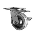4.06109.459 COND MTG54 BRK3 LH7.25 Colson Swivel Caster