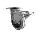 4.06109.459 COND SS BRK2 Colson Stainless Steel Swivel Caster