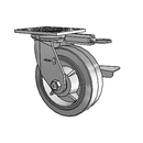 4.06109.459 MTG51 BRK3 LH7.25 Colson Swivel Caster