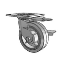 4.06109.459 MTG54 BRK3 LH7.25 Colson Swivel Caster