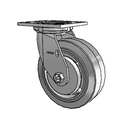 4.06109.459 TG1 LH7.25 Colson Swivel Caster