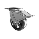 4.06109.4B1 BRK4 Colson Swivel Caster