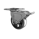 4.06109.4B1 MTG4 BRK2 LH7.25 Colson Swivel Caster