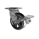 4.06109.4B5 BRK1 Colson Swivel Caster