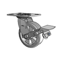 4.06109.4E1 MTG2 BRK1 SEAL Colson Swivel Caster