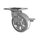 4.06109.4E1 MTG4 BRK3 LH7.25 WB11 Colson Swivel Caster