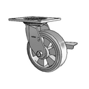 4.06109.4E1 MTG4 BRK3 SEAL WB11 Colson Swivel Caster