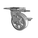 4.06109.4E1 MTG54 BRK3 WB11 Colson Swivel Caster