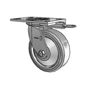 4.06109.4E1 MTG62 TG1 LH7.25 Colson Swivel Caster