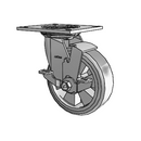 4.06109.4E5 MTG4 BRK7 SEAL Colson Swivel Caster